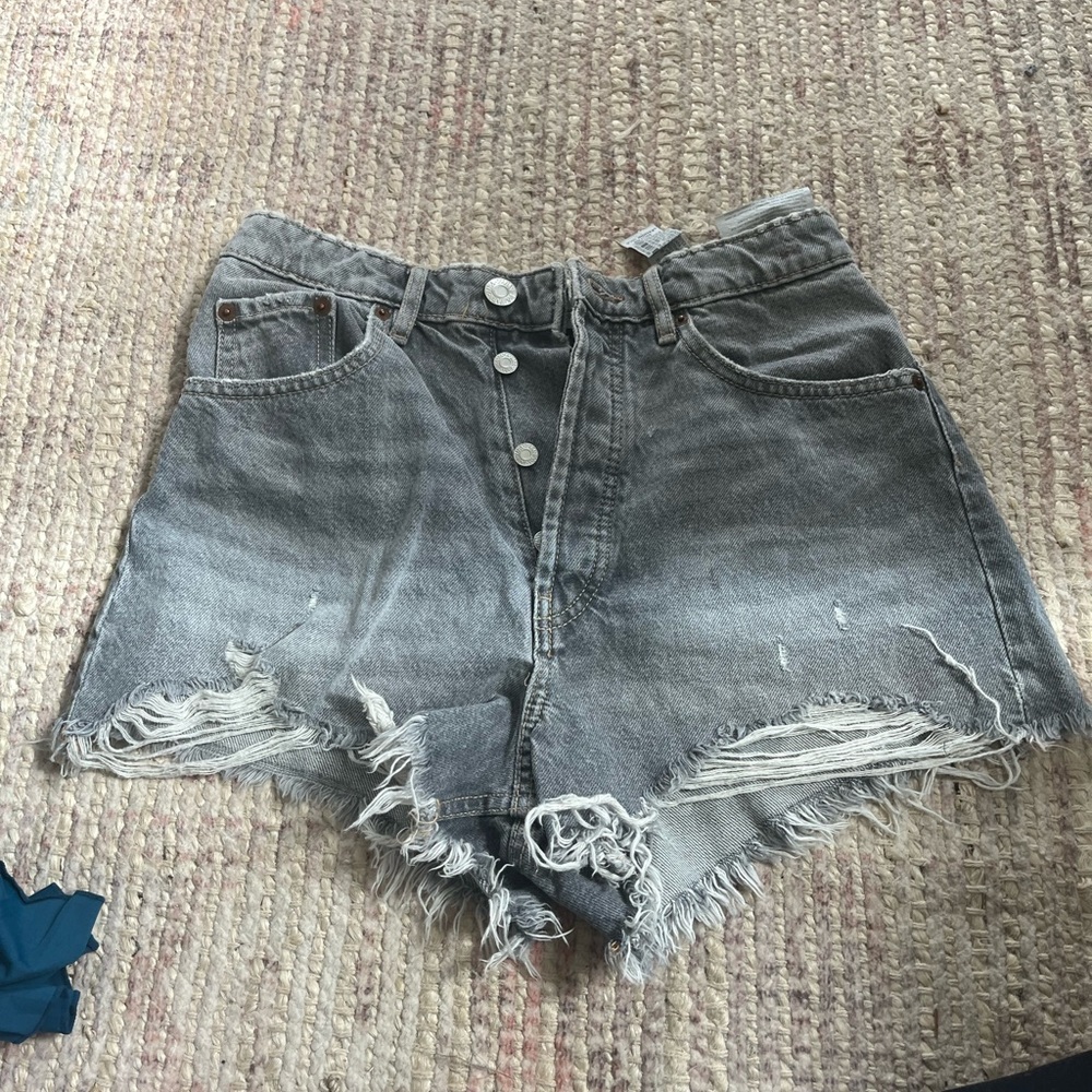 Black Zara Jean Shorts